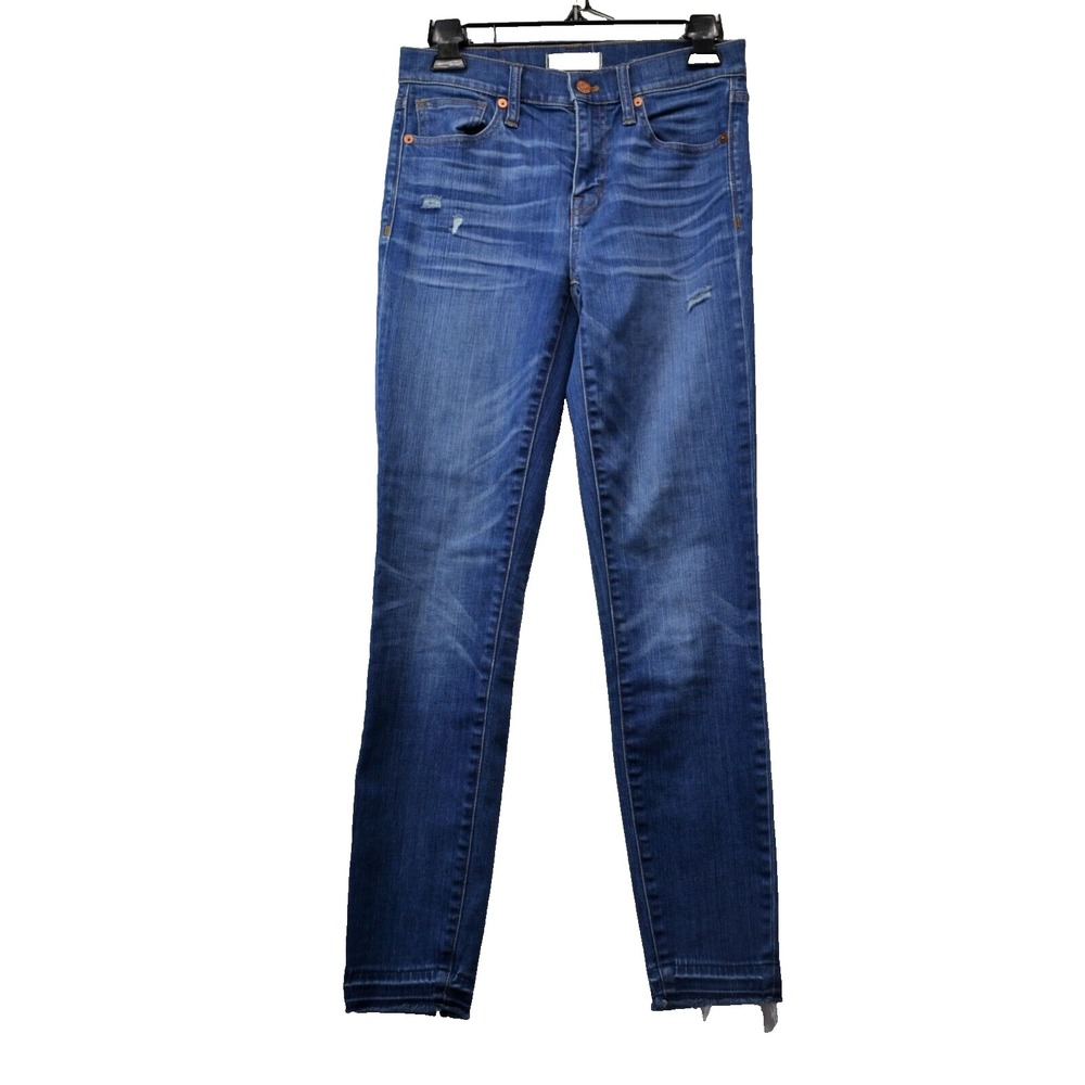 Madewell Womens 9" High Riser Skinny Skinny Blue Jeans Tag(26) Measures(28) (D4)